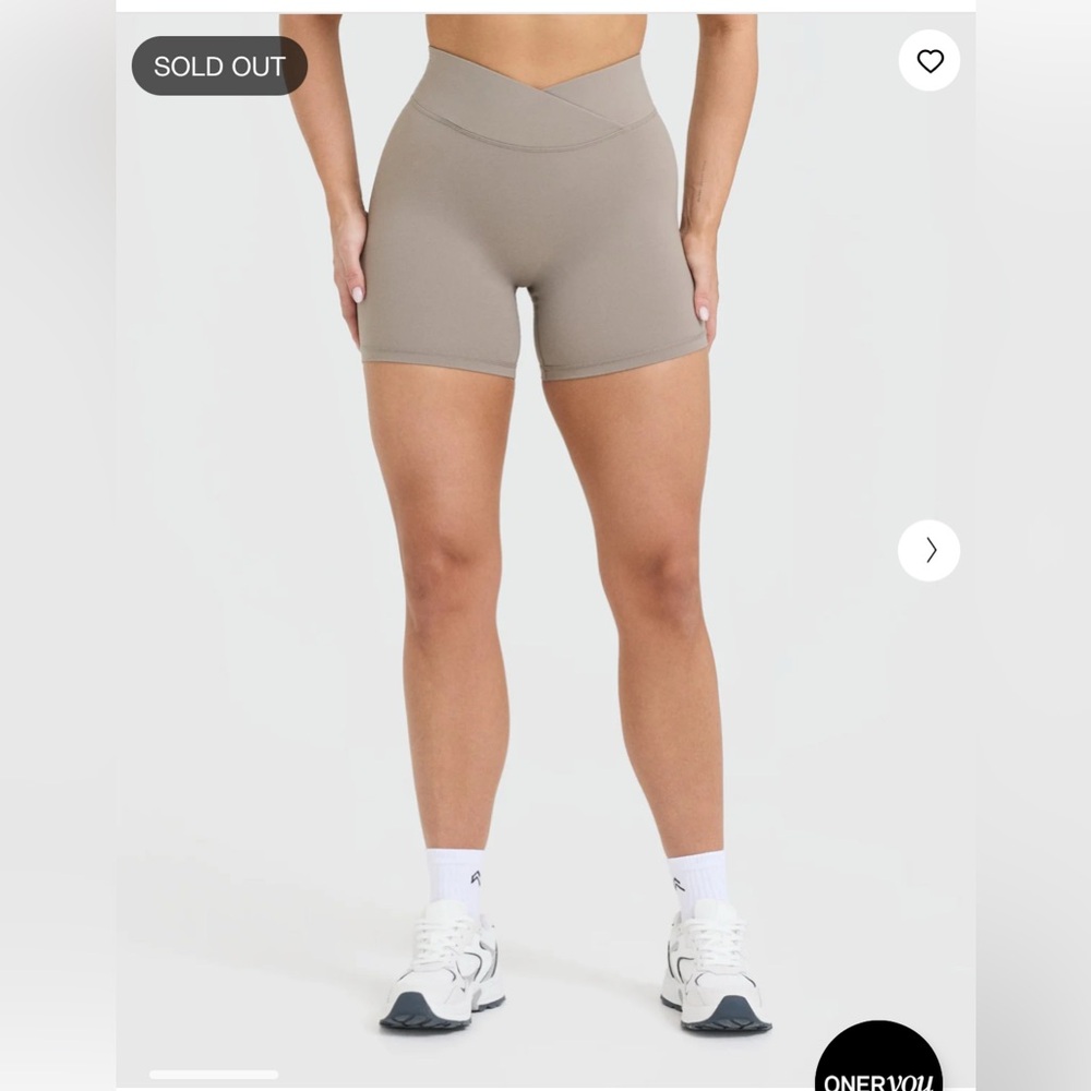Oner Active Women's Taupe Bike Shorts